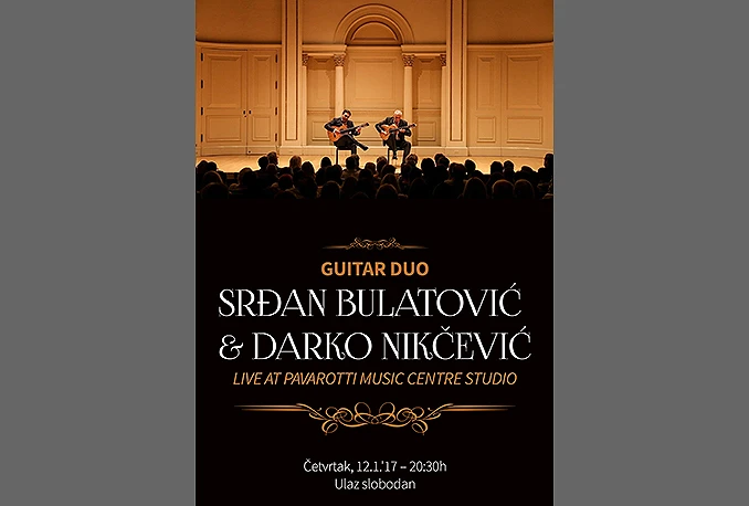 Duet na gitari u Pavarottiju