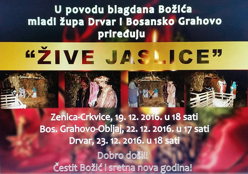 Žive jaslice po prvi put u Zenici