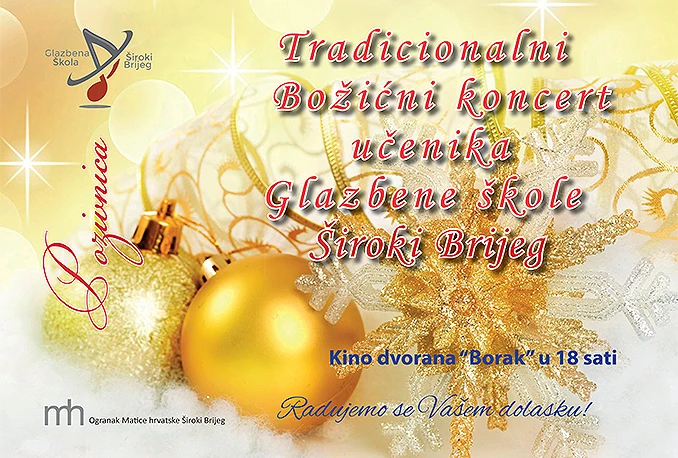Božićni koncert učenika Glazbene škole