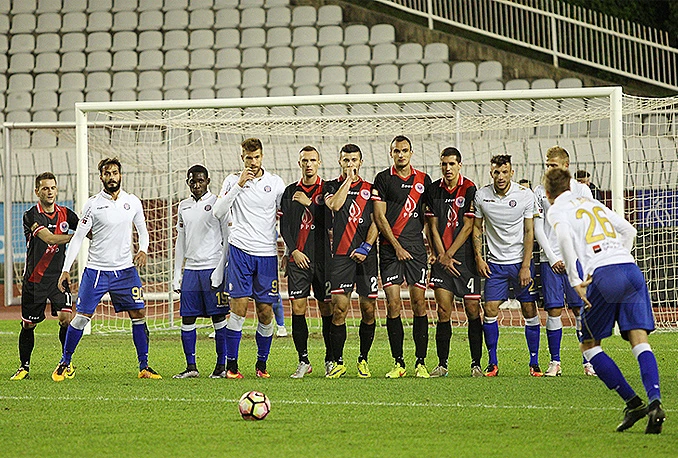 Zrinjski i Hajduk na Ankovićevom memorijalu