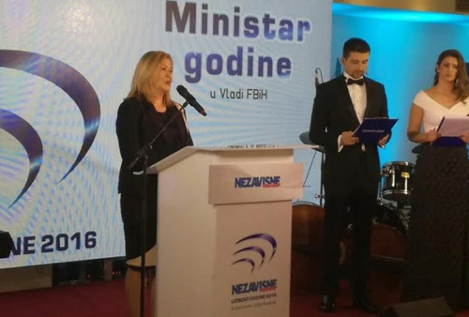 Jelka Milićević najbolja ministrica u Federaciji BiH