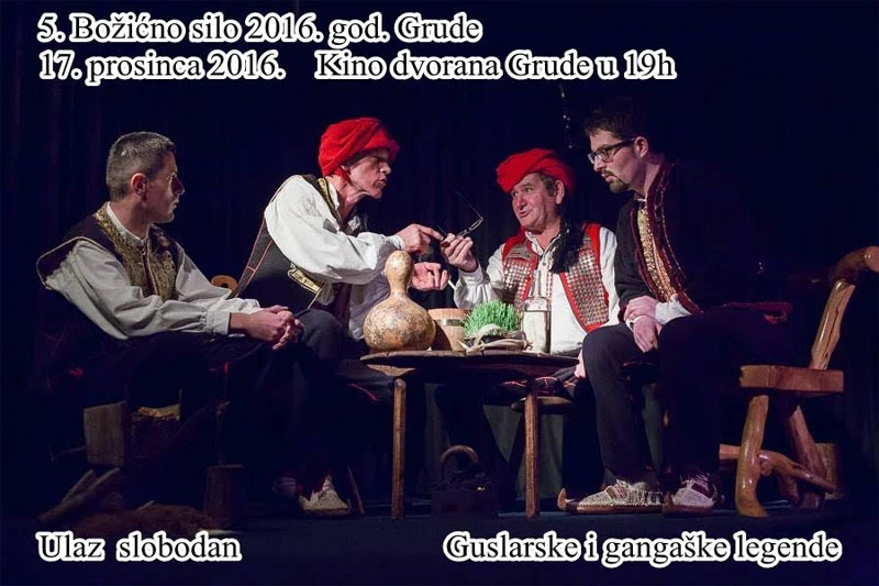 Večer guslarskih i gangaških legendi u Grudama