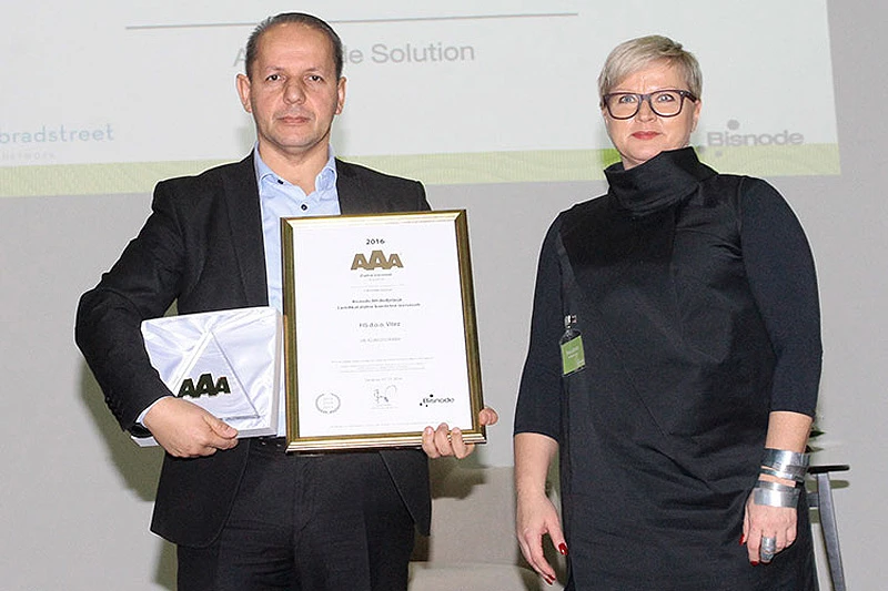Kompanija FIS ponosni vlasnik zlatnog certifikata Bonitetne izvrsnosti