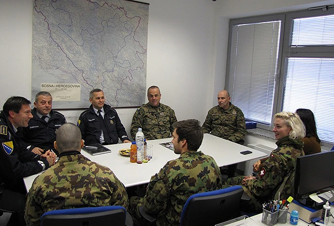 Na Bijači održan sastanak pripadnika OS BiH, EUFOR-a i GP BiH