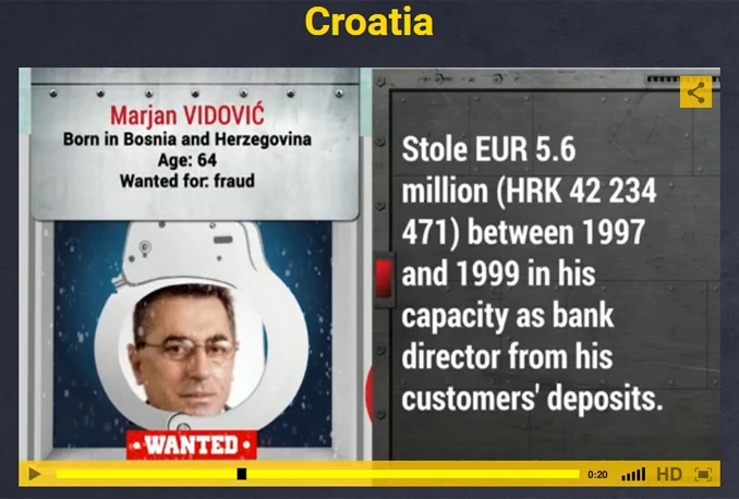 Osobe iz BiH na Adventskom kalendaru s 24 najtraženija kriminalca