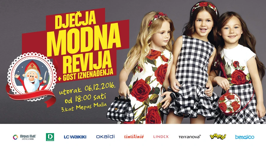 Dječja modna revija i druženje sa svetim Nikolom 