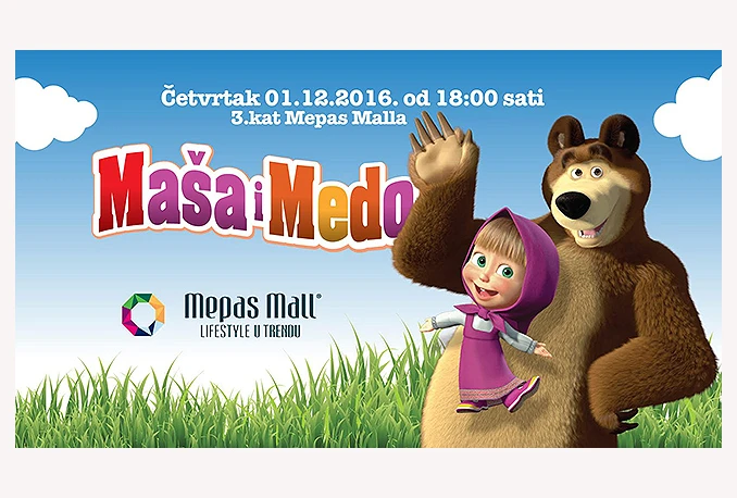Urnebesna zabava sa Mašom i Medvjedom