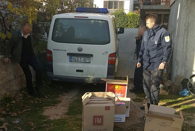 Na području Trebinja zaplijenjene cigarete