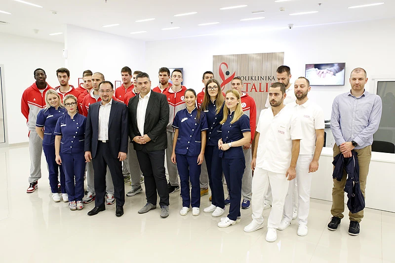 Poliklinika Vitalis brine za zdravlje košarkaša Zrinjskog 