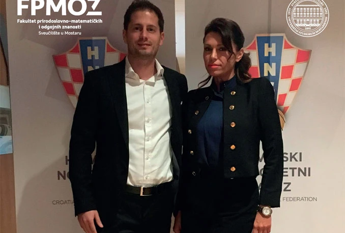 Mila Horvat na Sveučilištu u Mostaru