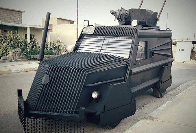Kurdski borci brane se od ISIL-a vozilima a la Mad Max