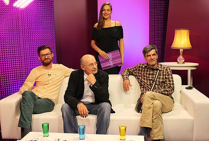 Mustafa Nadarević, Senad Bašić i Moamer Kasumović u talk showu „Veče sa ženama“