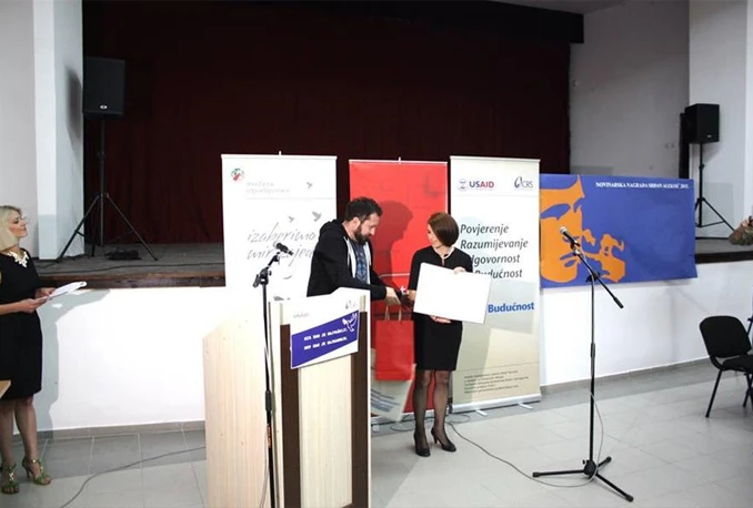 Snježana Mulić Softić dobitnica nagrade 'Srđan Aleksić'