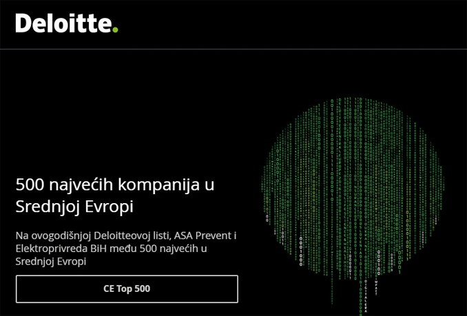 ASA Prevent i Elektroprivreda BiH među 500 najvećih