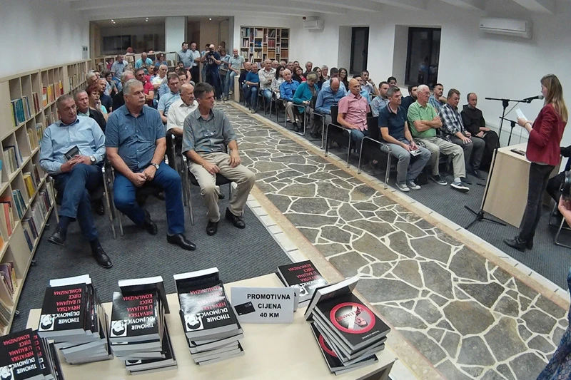 U Širokom Brijegu predstavljena knjiga ''Hrvatska u raljama djece komunizma''