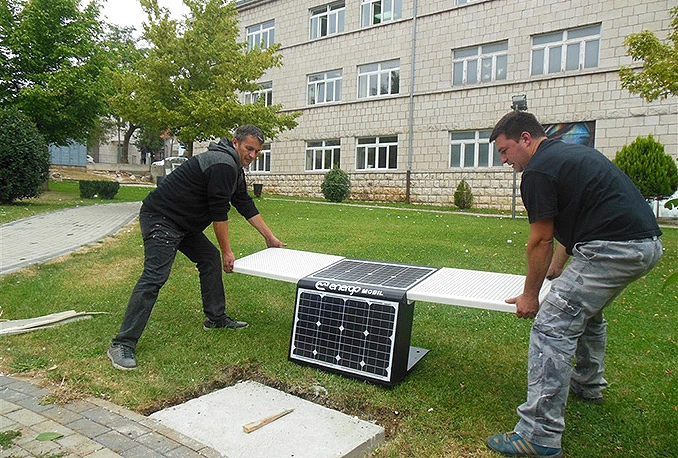 Posušje dobilo prvu solarnu klupu