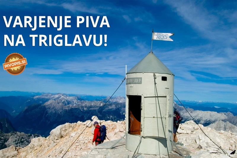 Slovenci proizveli pivo na vrhu Triglava