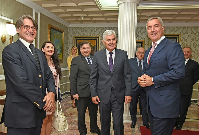 Đukanović i Čović: Intenzivirati suradnju u svim oblastima