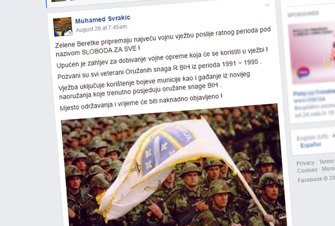 Zelene beretke žele prave metke za vojnu vježbu