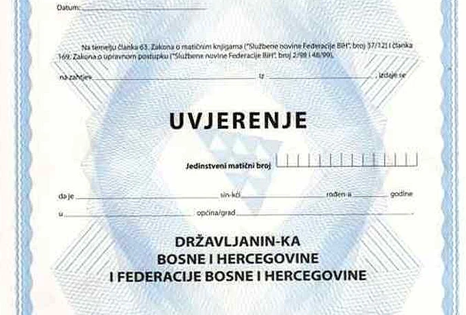Više od 70.000 osoba odreklo se bh. državljanstva
