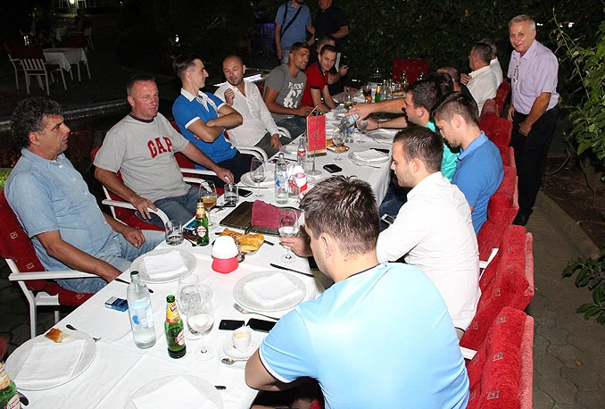 Malonogometaši Jasenice na prijemu u hotelu 'Bevanda'