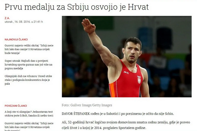 Brojanje olimpijskih krvnih zrnaca Davoru Štefaneku