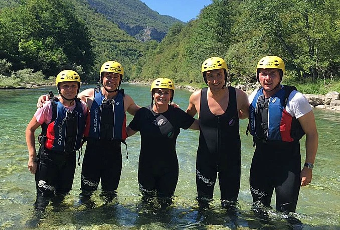 Kolinda Grabar-Kitarović na raftingu na Neretvi