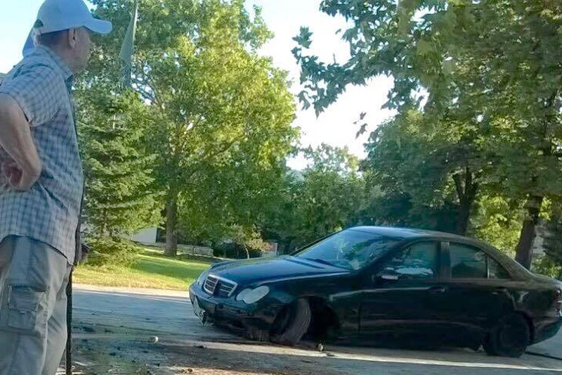 Prometna na Rondou: Veća materijalna šteta na Mercedesu