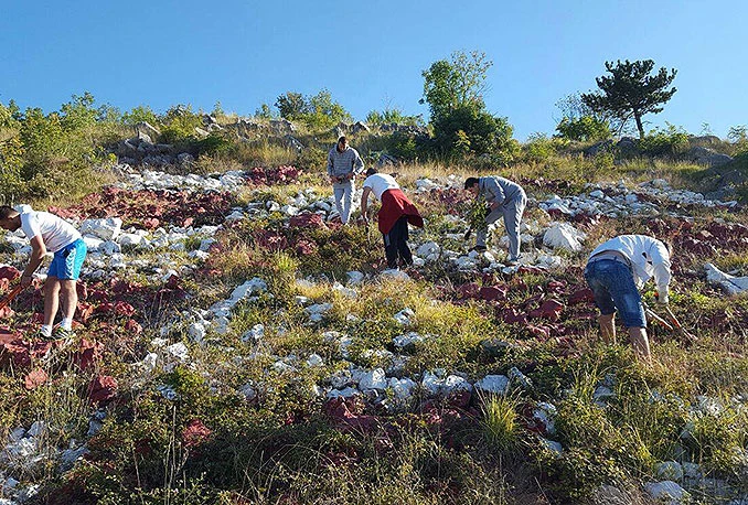 Gradu za rođendan: Očišćen grb iznad Širokog Brijega