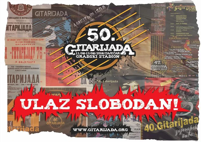 Ulaz na 50. Gitarijadu ipak besplatan