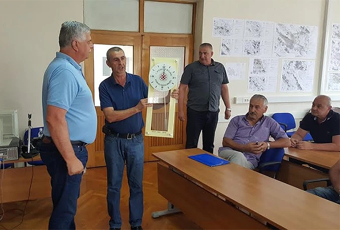 Branitelji kod gradonačelnika Širokog Brijega
