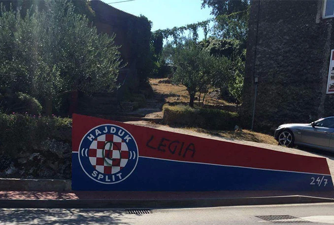 Ovo navijači ne rade jedni drugima: Navijači Legie išarali mural Torcide