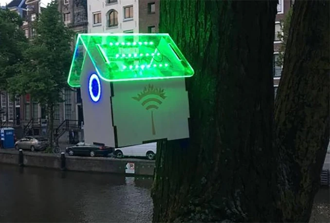 Kućice za ptice u Amsterdamu odašilju besplatan Wi-Fi
