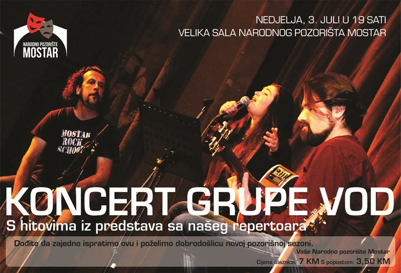Koncert grupe VOD zatvara umjetničku sezonu