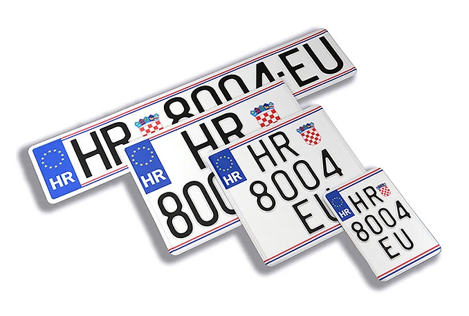 U Hrvatskoj nove registracijske pločice s EU logom