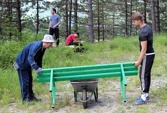 Obnovljena trim-staza na brdu Križ u Jablanici