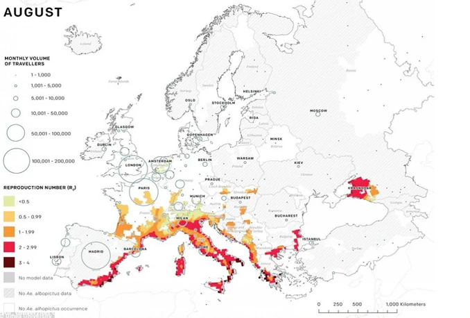 BiH na karti područja na kojima će se proširiti zika virus