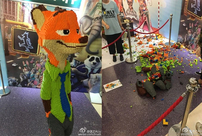 Dječak slučajno srušio Lego skulpturu vrijednu 15.000 dolara