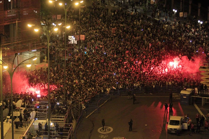 Jedan dio Madrida slavio, drugi plakao