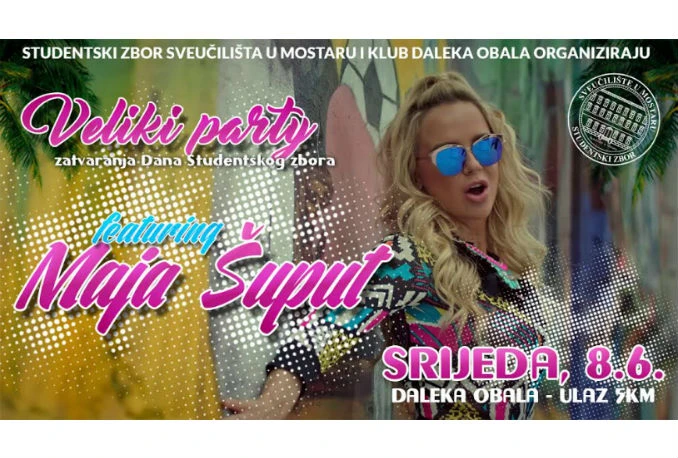 Veliki Sveučilišni party uz Maju Šuput