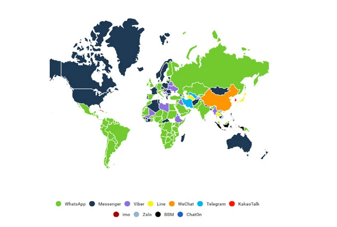 WhatsApp daleko najpopularnija aplikacija na svijetu, ali ne i u BiH