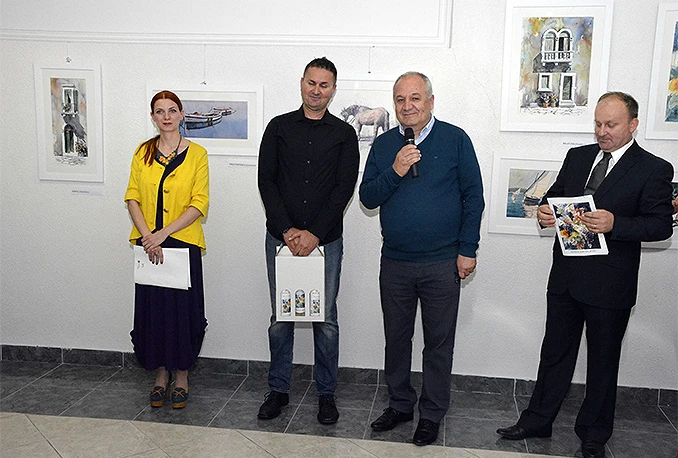 Izložba akvarela N. Jakovljevića i predstavljanje knjige I. Sivrića