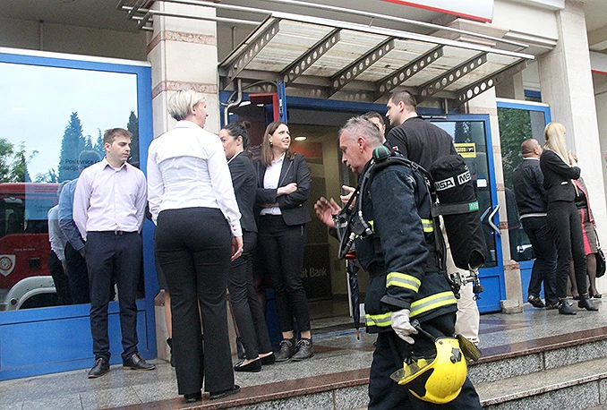 Požar u banci uzrokovao kvar na instalacijama