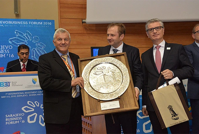 Peri Gudelju uručena nagrada "Sarajevo Business Bridge"