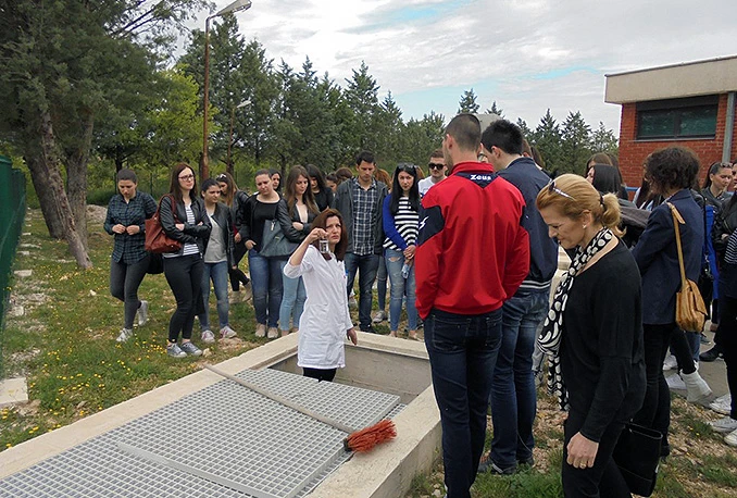 Ljubuški: Studenti vidjeli kako radi uređaj za pročišćavanje otpadnih voda