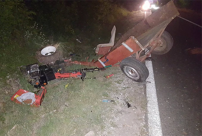 Salakovac: Jedna osoba teže ozlijeđena pri sudaru freze i Audija