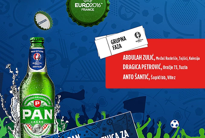 Pan nagradna igra: Izvučeni novi dobitnici karata za Europsko prvenstvo