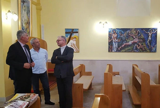 Čović u Trebinju s don Antom Luburićem