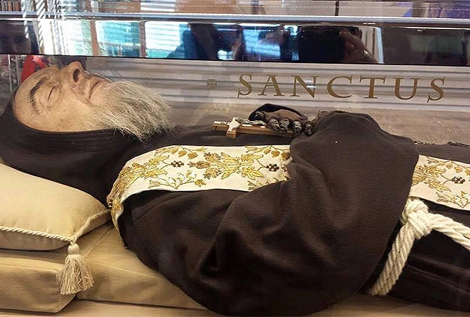 Tijelo sv. Leopolda Bogdana Mandića u Zagrebu 