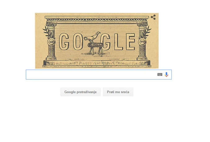Google posvetio logo prvim modernim Olimpijskim igrama